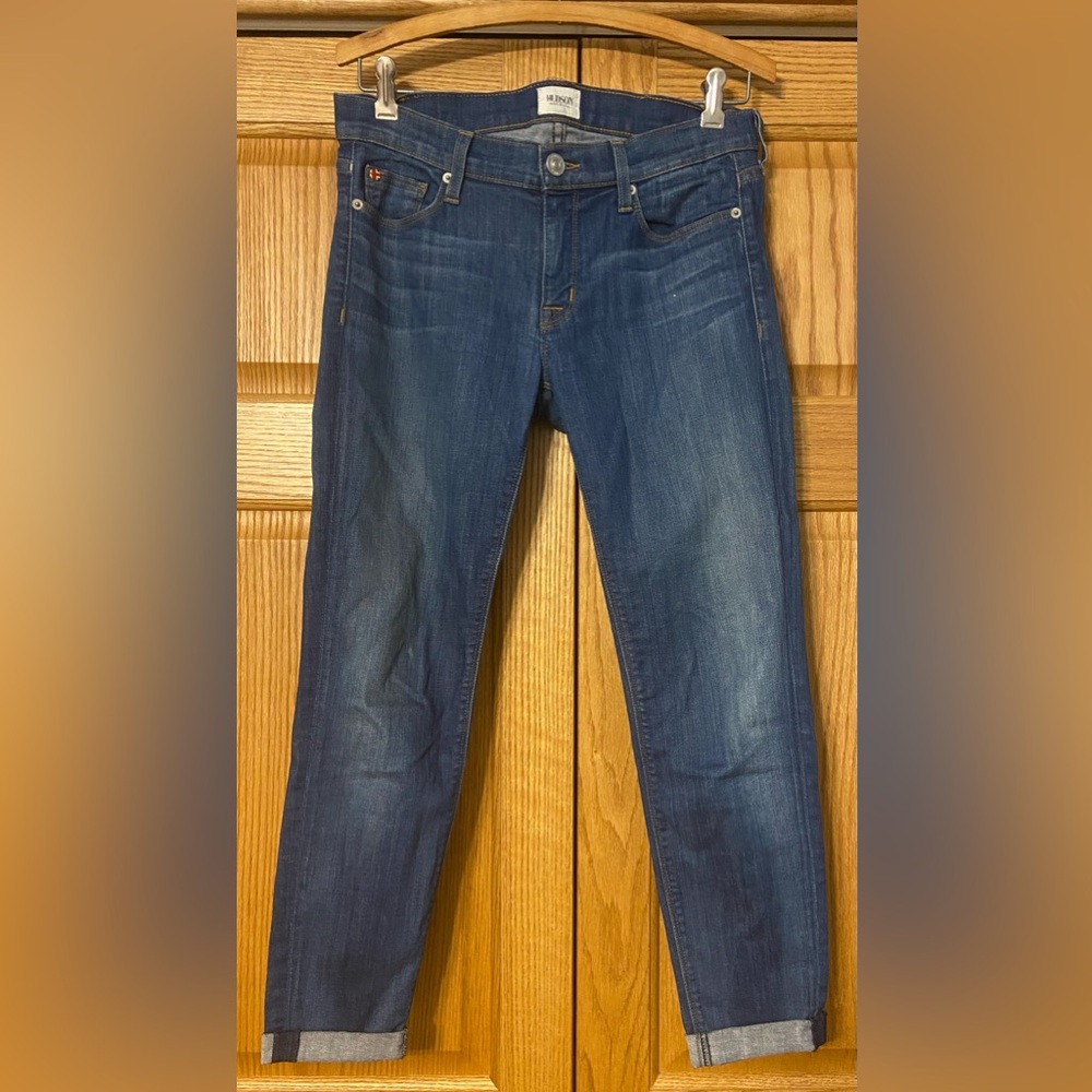 Hudson Harkin Skinny Crop Jeans Size 28